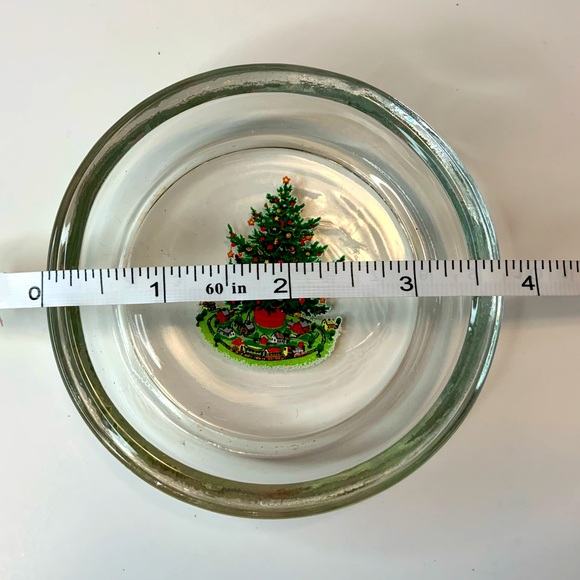 Bundle 1 Pasabahce Christmas Tree Clear Glass Flower Vase + 2 Round Coasters - Picture 9 of 9